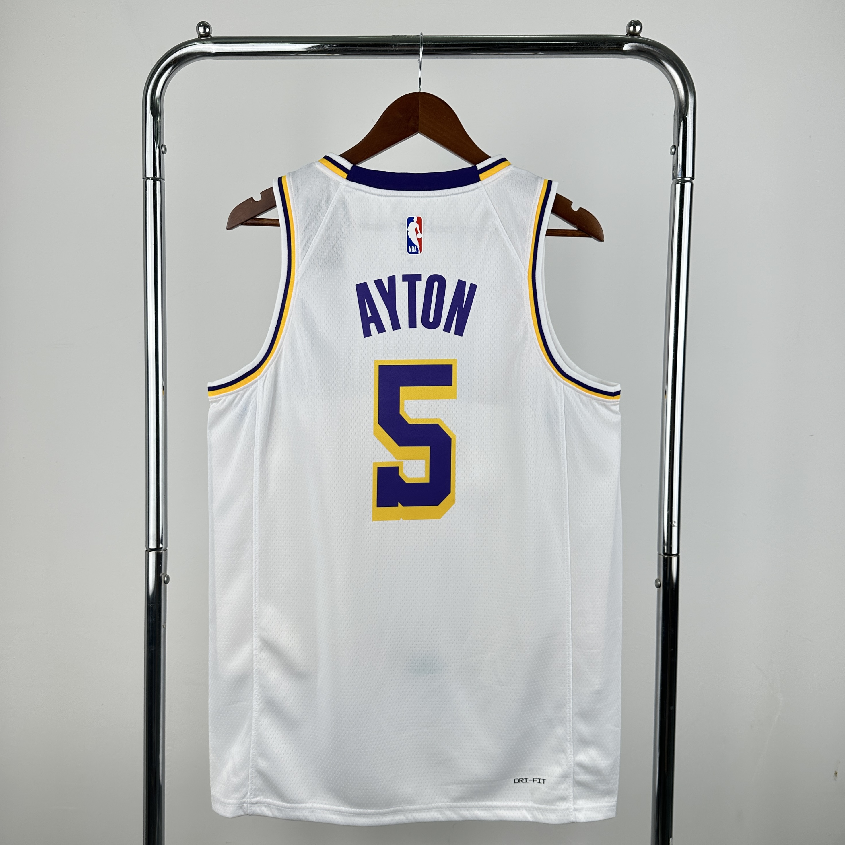 Men Los Angeles Lakers #5 Ayton white NBA 2025 jerseys 001->new york knicks->NBA Jersey